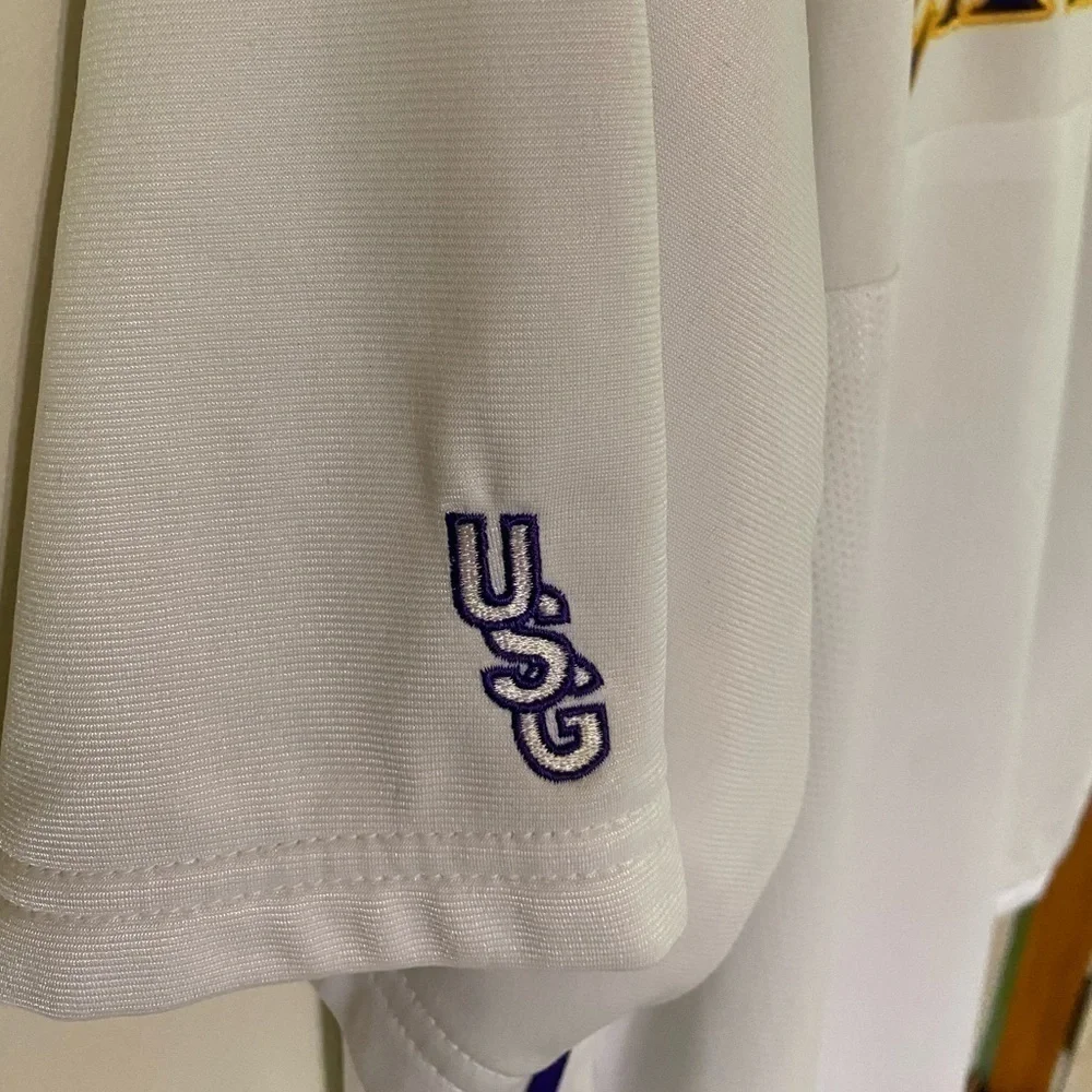 Lakers- 2X NBA vintage 90’s lined button up jersey/polo. Excellent preowned! - Picture 12 of 13